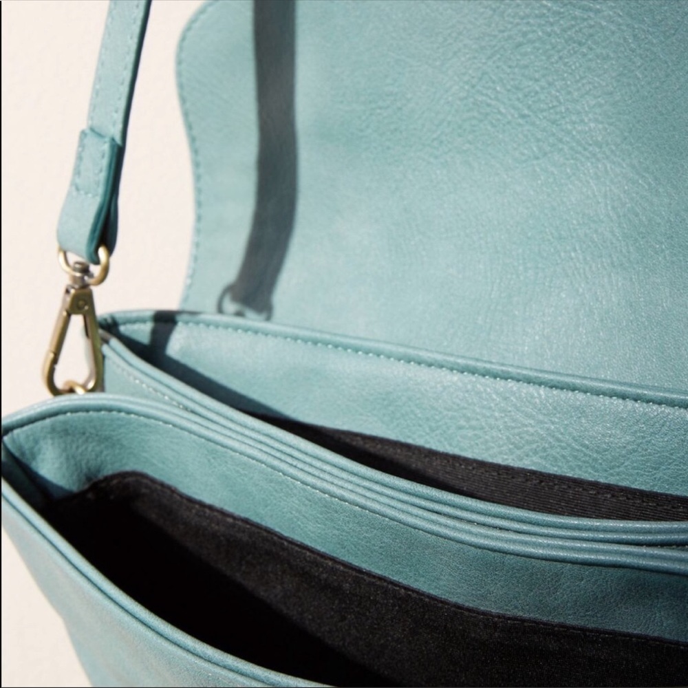 🆕NWT Anthropologie turquoise crossbody purse - Picture 5 of 7